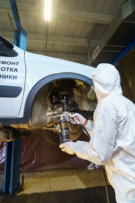 Сохранение транспортных средств при хранении.